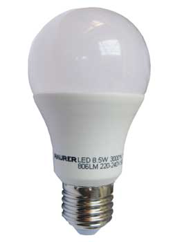 Lampada led a globo E27 18W con luce bianca calda o fredda