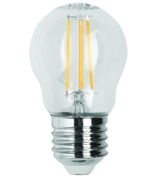 Lampada a sfera a filamento LED E14 dimmerabile 5W 470 lm 2700K