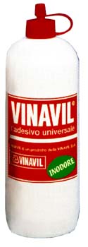 VINAVIL ADESIVO UNIVERSALE 250 g PER LEGNO CARTA TELA SUGHERO E MATERIALI  POROSI